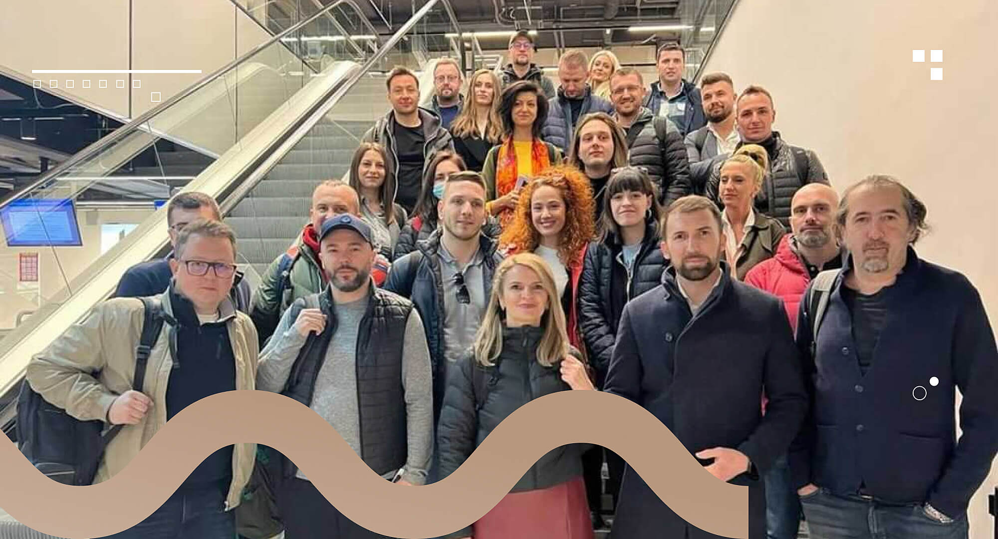 Klika representatives at Dubai Expo 2020 as part of the BiH delegation